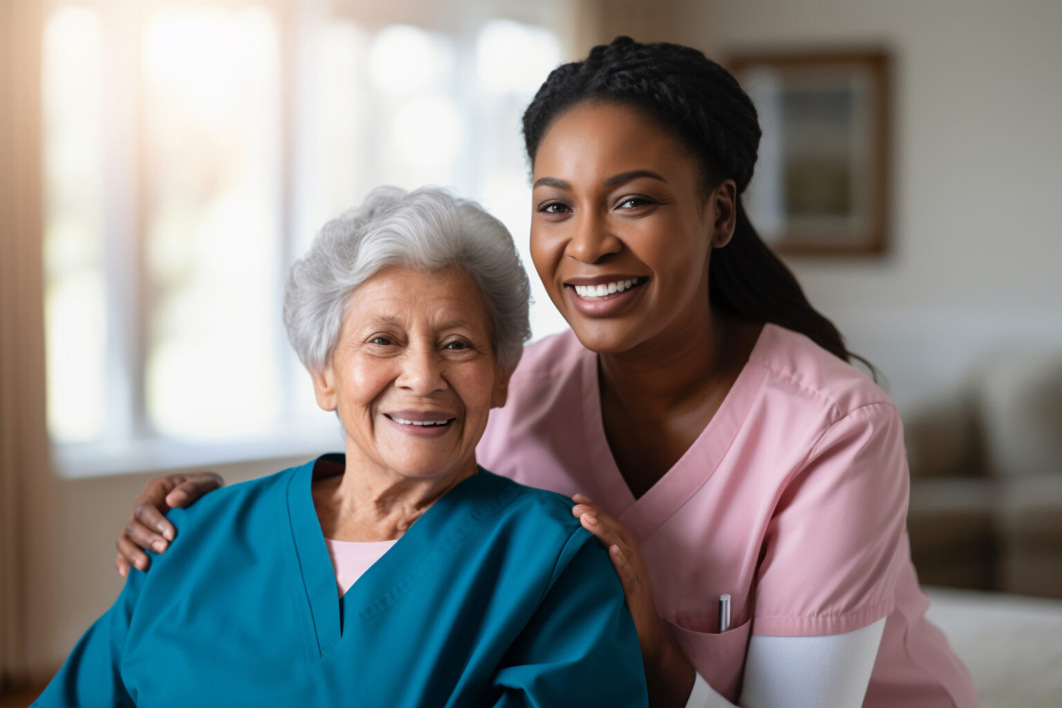 female nurse portrait with older patient 1 1536x1024
